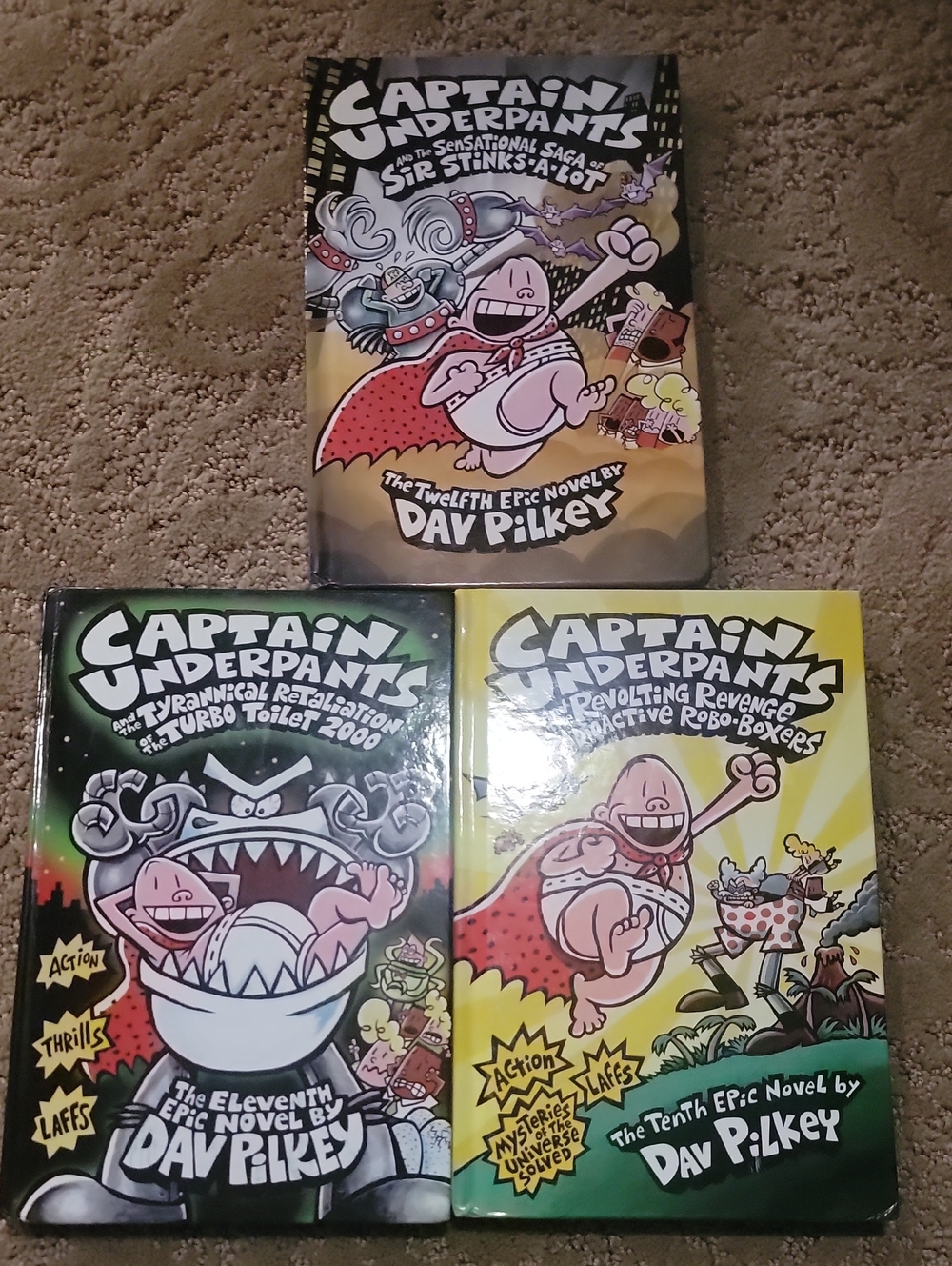 Captain Underpants - 3 Books